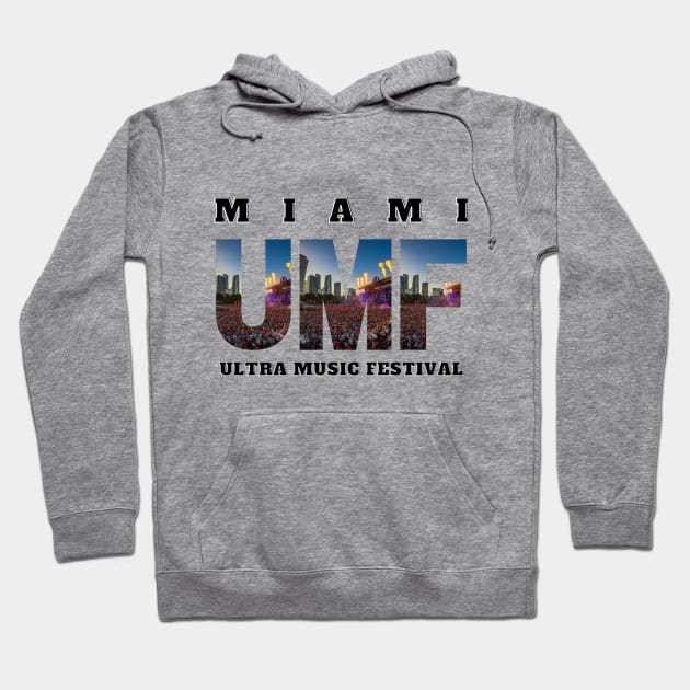 Ultra Music Festival Miami Hoodie by Anatoliy Smirnov